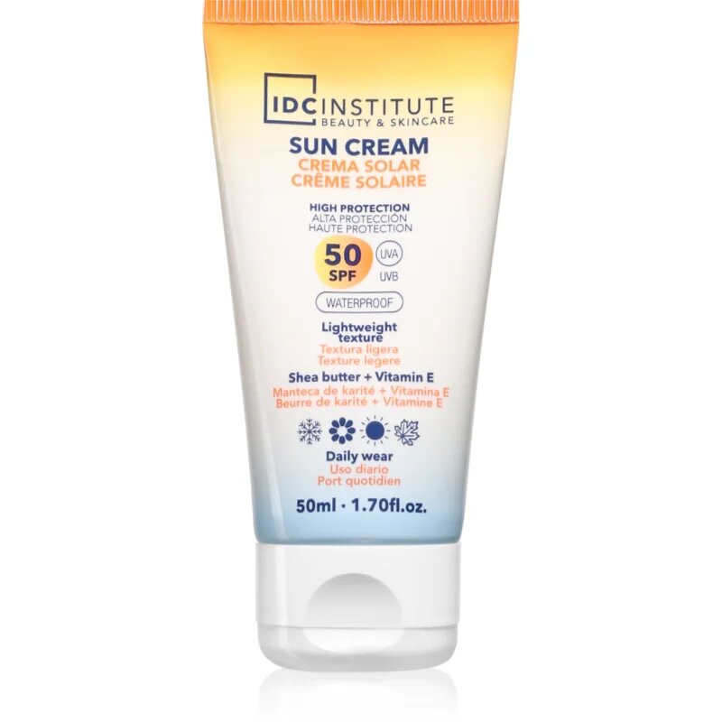 IDC INSTITUTE Sun Cream vodoodporna krema za sončenje SPF 50 50 ml