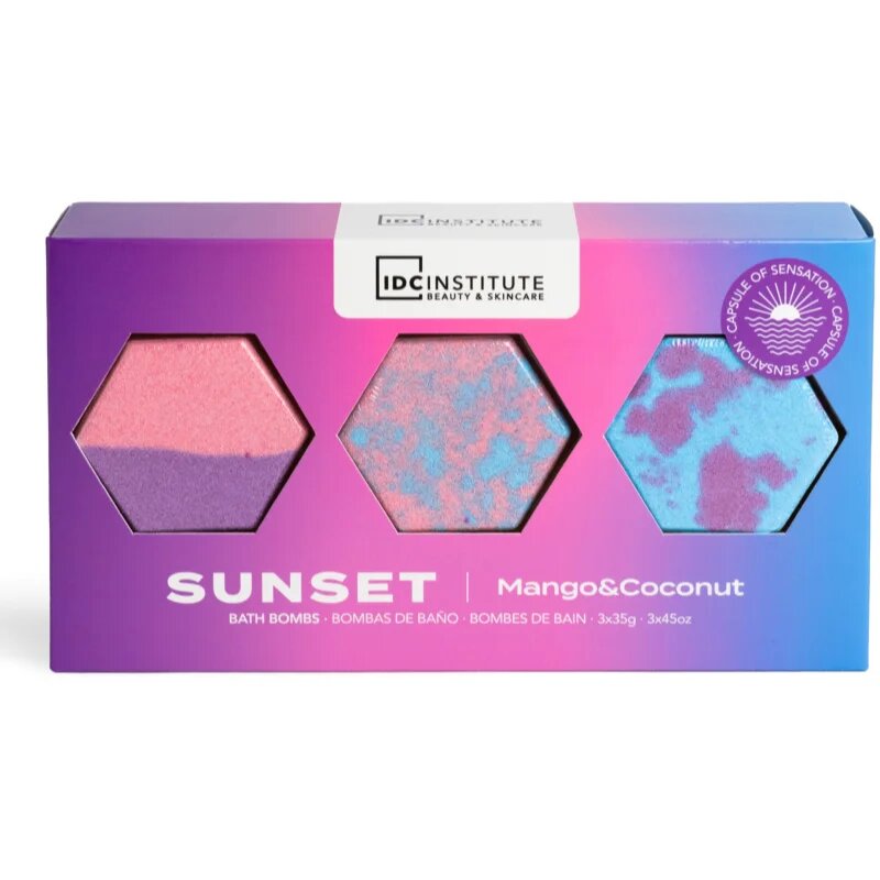 IDC INSTITUTE Sunset darilni set za kopel