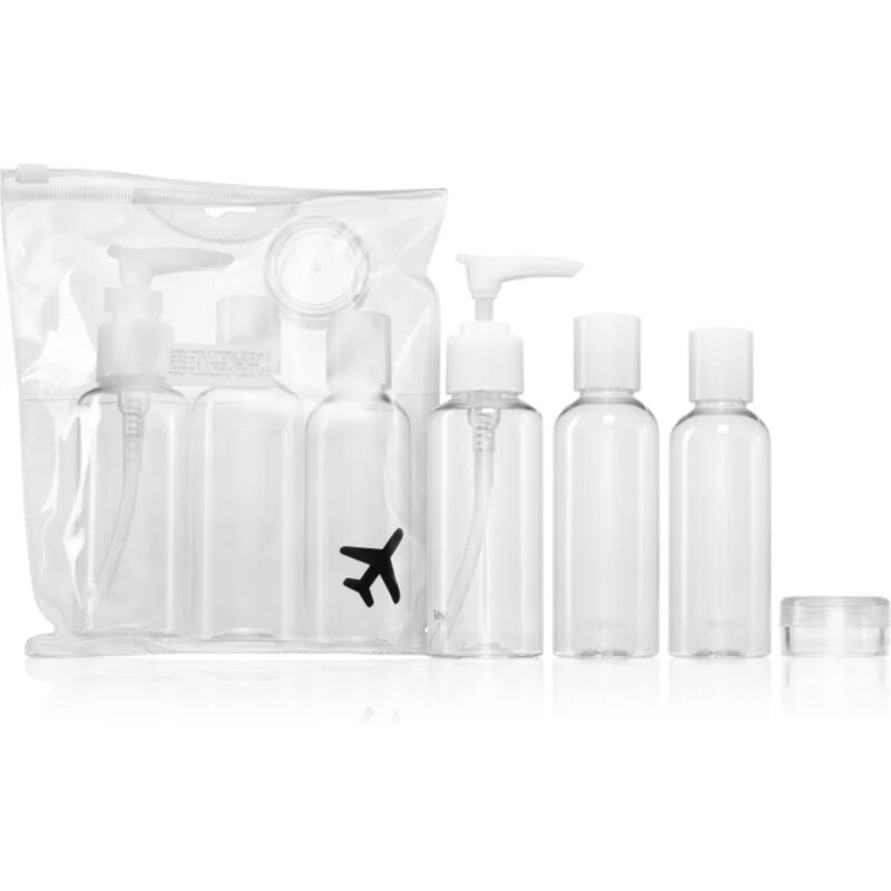 IDC INSTITUTE Travel Set potovalne stekleničke 4 kos