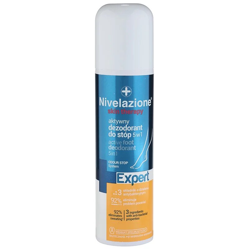 Ideepharm Nivelazione Expert aktivni deodorant za stopala 5 v 1 v pršilu 150 ml