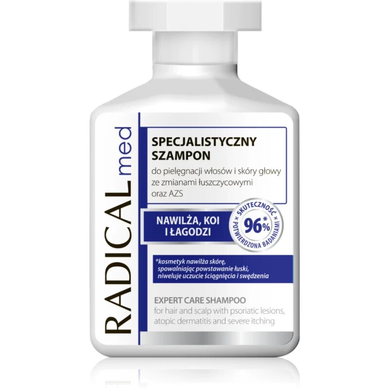 Ideepharm Radical Med Expert Care pomirjujoči šampon za seboroični dermatitis 300 ml