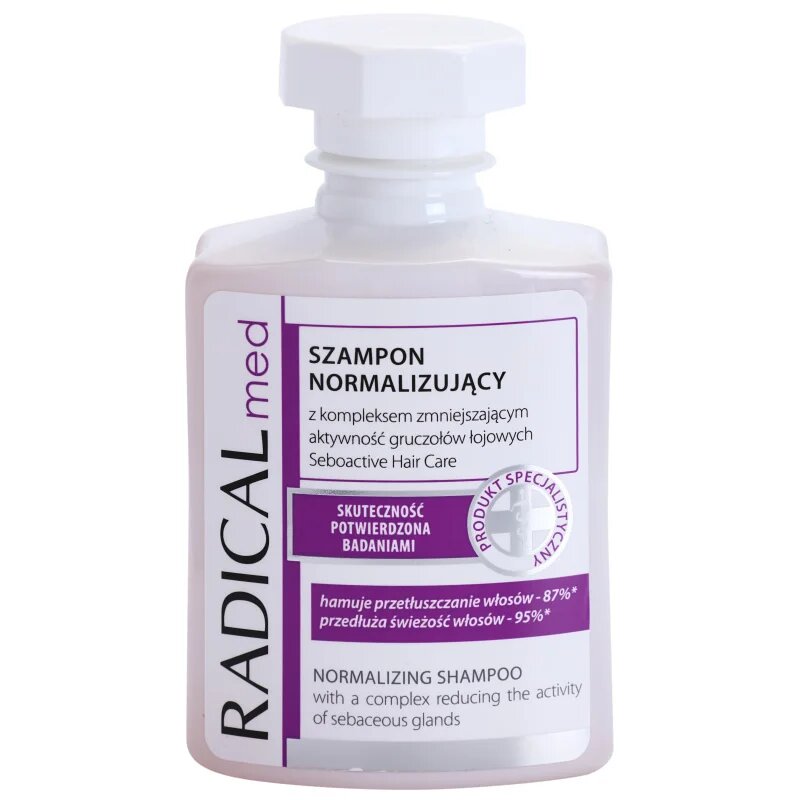 Ideepharm Radical Med Normalize šampon za mastne lase in lasišče 300 ml