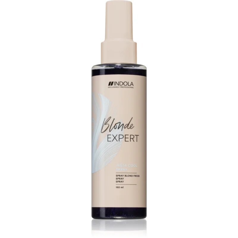 Indola Blond Expert Insta Cool pršilo za lase za nevtralizacijo rumenih odtenkov 150 ml