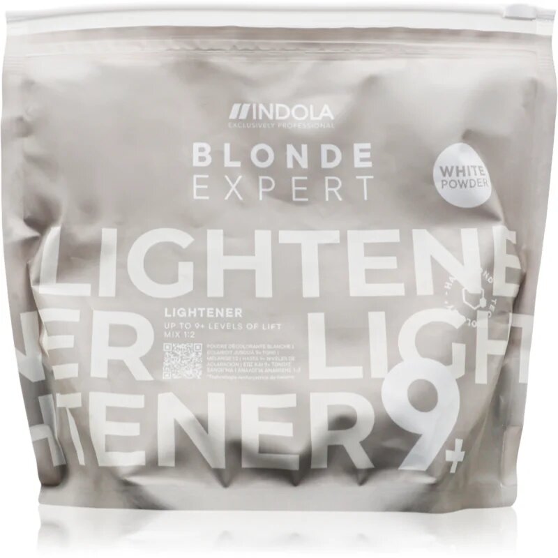 Indola Blond Expert Lightener 9+ posvetlitveni puder za barvane lase in lase s prameni White 450 g