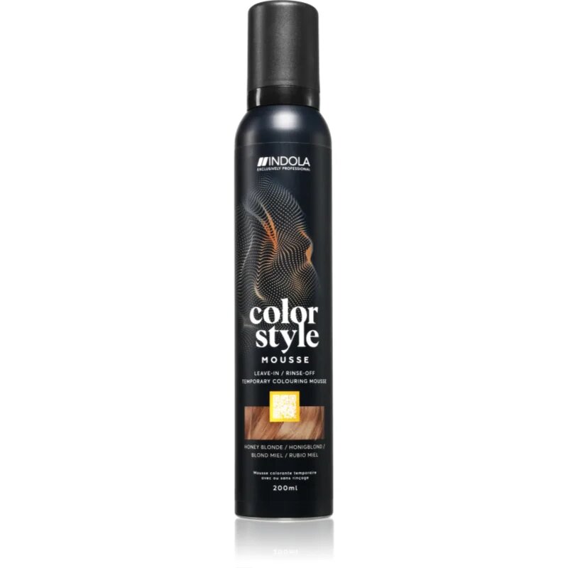 Indola Color Style Mousse tonirana pena za lase odtenek Honey Blonde 200 ml