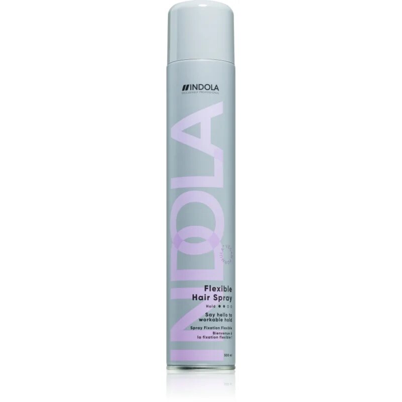 Indola Flexible Hair Spray lak za lase za naravno fiksacijo 500 ml