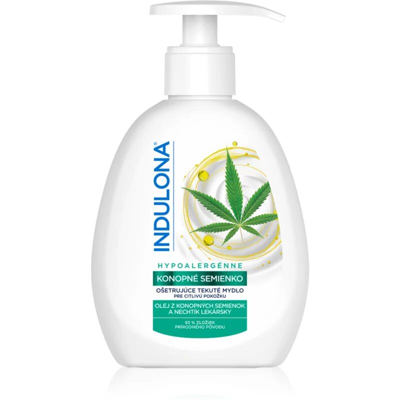 Indulona Hempseed tekoče milo za občutljivo kožo 250 ml