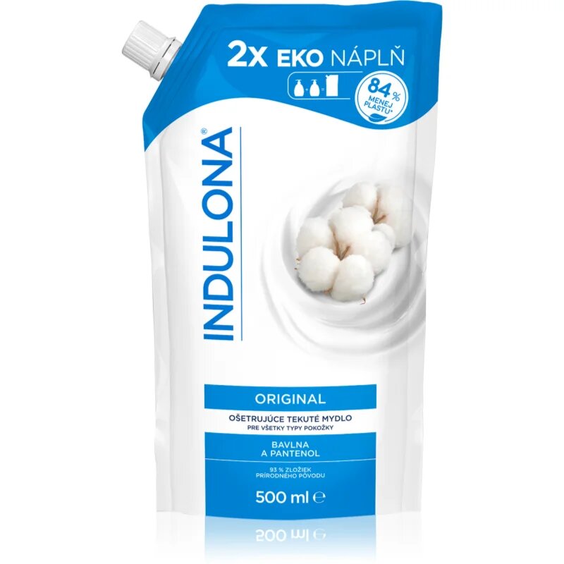 Indulona Original tekoče milo za roke nadomestno polnilo 500 ml