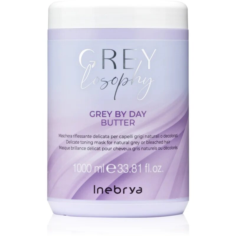 Inebrya Greylosophy Grey By Day Butter maska za lase za sive lase 1000 ml
