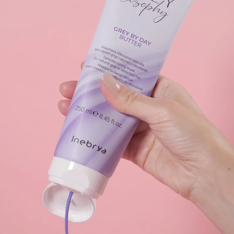 Inebrya Greylosophy Grey By Day Butter maska za lase za sive lase 250 ml