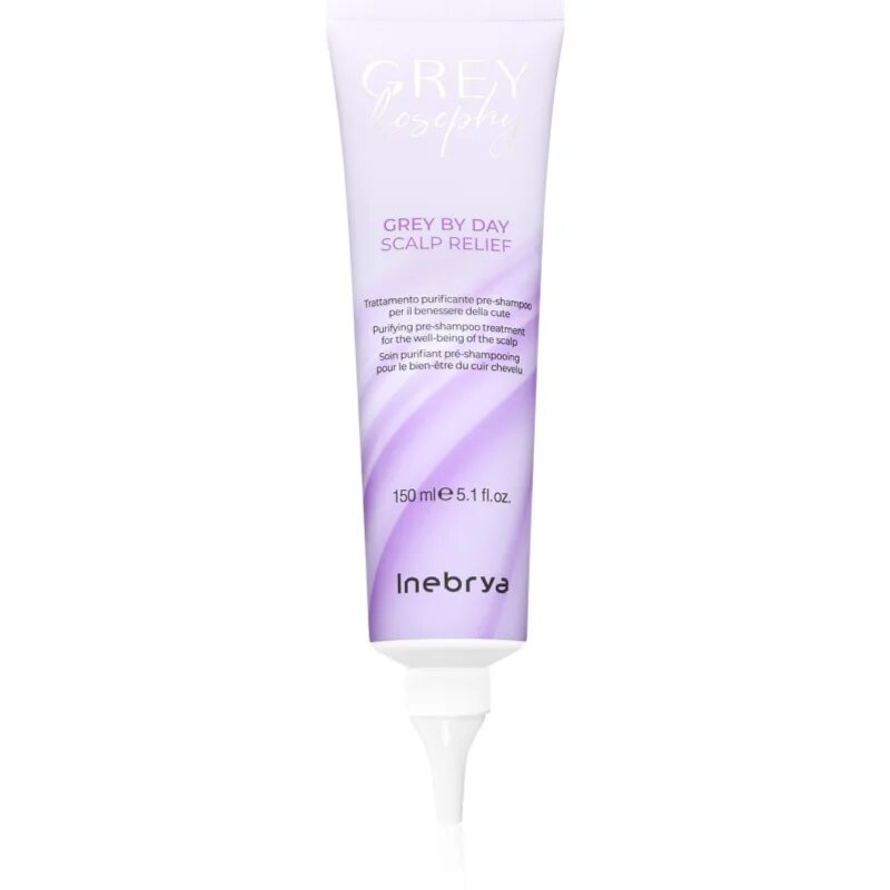 Inebrya Greylosophy Scalp Relief Pre-Shampoo Treatment nega pred šamponiranjem za lasišče 150 ml