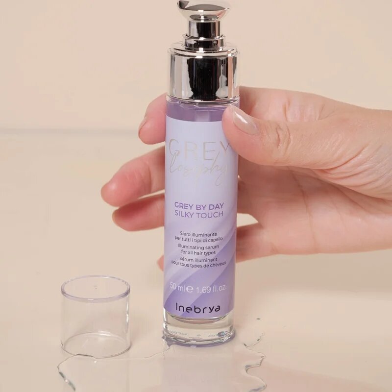 Inebrya Greylosophy Silky Touch Serum serum za osvetljevanje za sive lase 50 ml