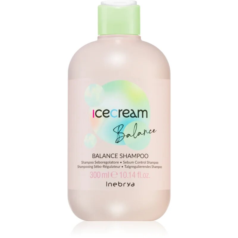 Inebrya Ice Cream Balance Shampoo šampon za regulacijo sebuma 300 ml