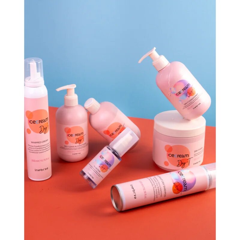 Inebrya Ice Cream Dry-T Leave-in Conditioner balzam brez spiranja 300 ml