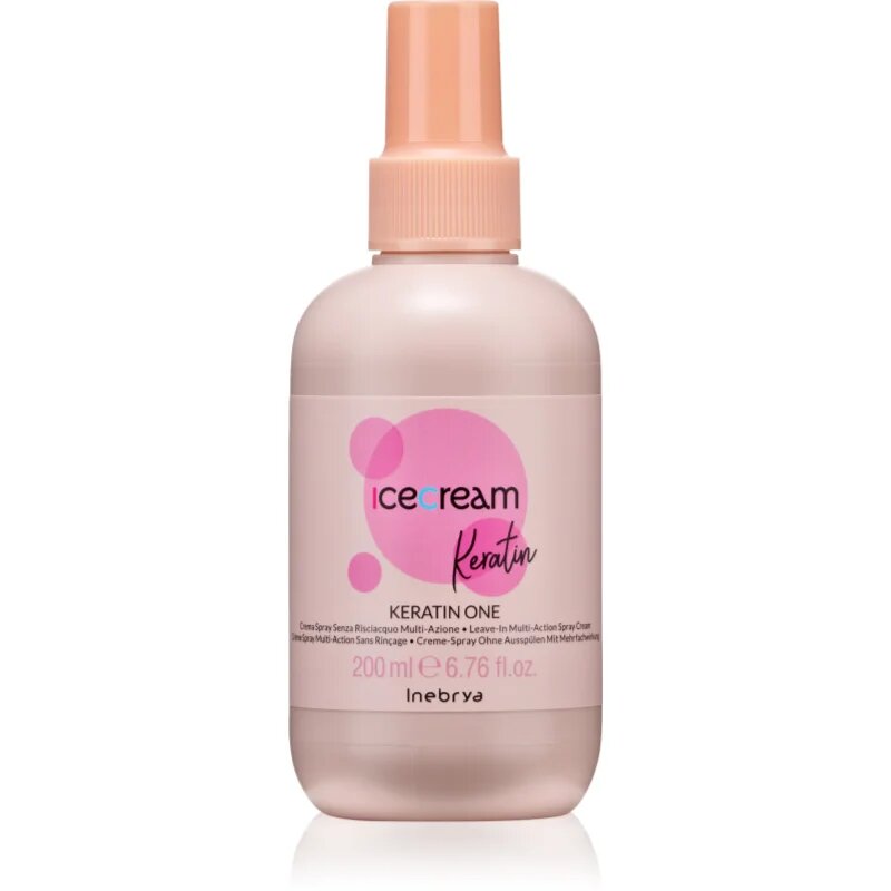 Inebrya Keratin One Multiaction kura brez spiranja za lase s keratinem 200 ml