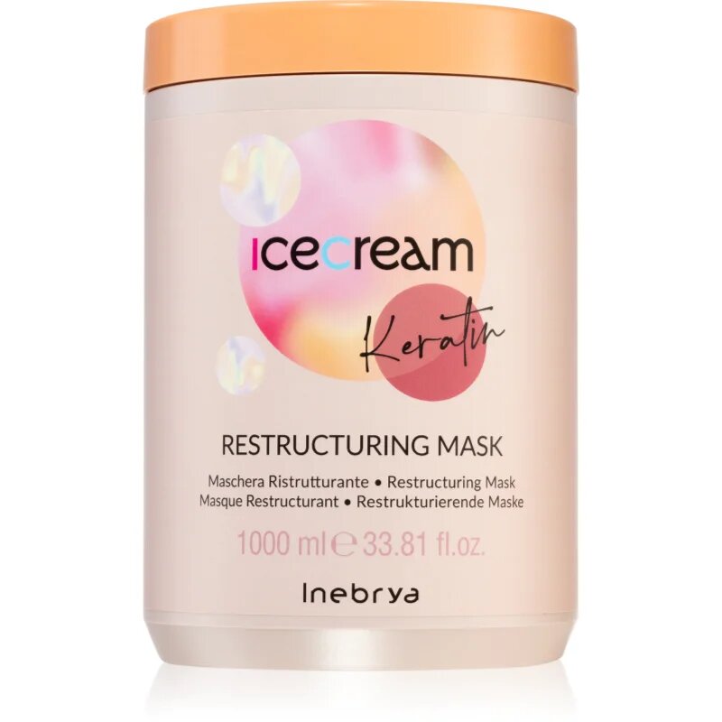 Inebrya Keratin Restructuring Mask revitalizacijska maska s keratinom 1000 ml