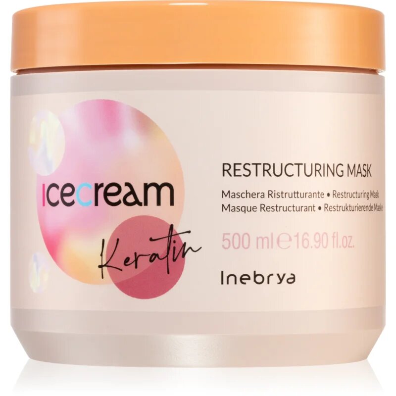 Inebrya Keratin Restructuring Mask revitalizacijska maska s keratinom 500 ml