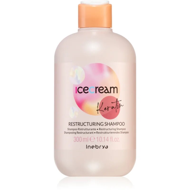 Inebrya Keratin Restructuring Shampoo šampon za prestrukturiranje las s keratinom 300 ml