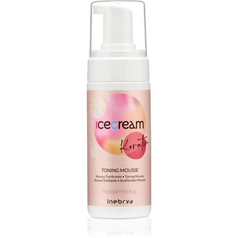 Inebrya Keratin Toning Mousse regeneracijska pena za lase s keratinem 150 ml