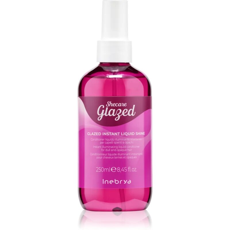 Inebrya Shecare Glazed Instant Liquid Conditioner vlažilni balzam za sijaj in mehkobo las 250 ml