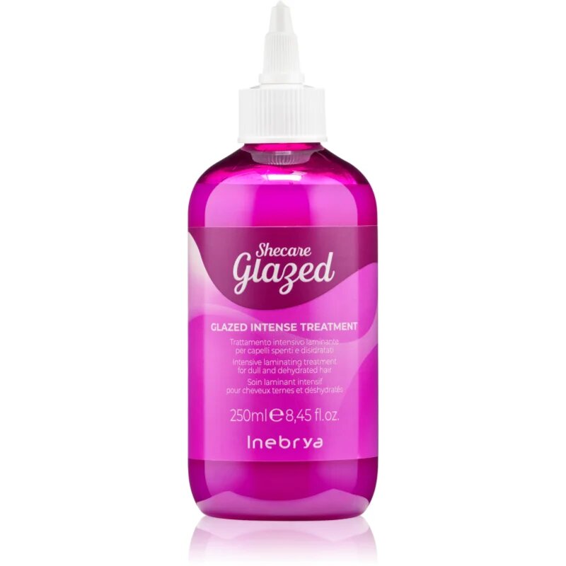 Inebrya Shecare Glazed Intense Treatment vlažilna nega za sijaj in mehkobo las 250 ml