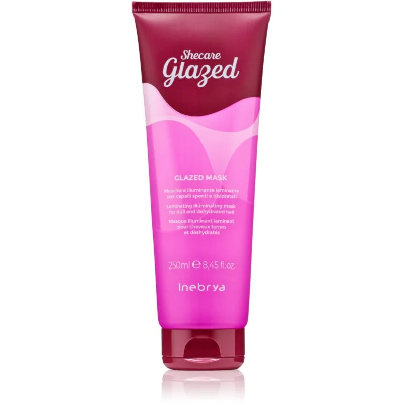 Inebrya Shecare Glazed Mask vlažilna maska za sijaj in mehkobo las 250 ml