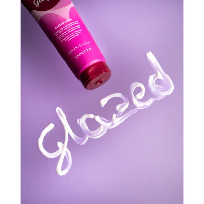 Inebrya Shecare Glazed Mask vlažilna maska za sijaj in mehkobo las 250 ml