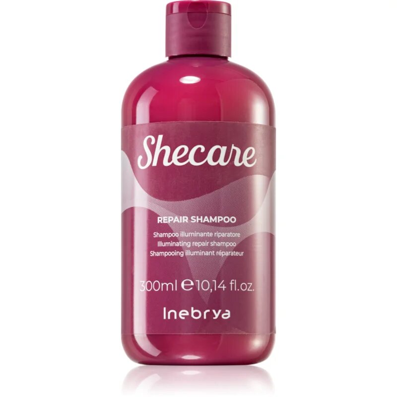 Inebrya Shecare Repair Shampoo osvetljevalni šampon za poškodovane lase 300 ml