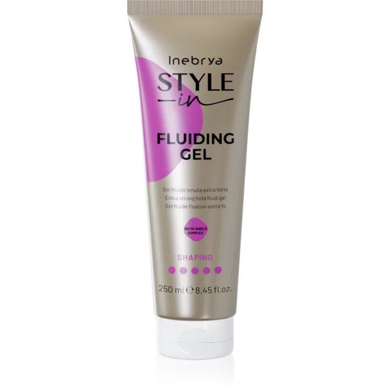 Inebrya Style-In Extreme Gel Fluid gel za lase z ekstra močnim utrjevanjem 250 ml
