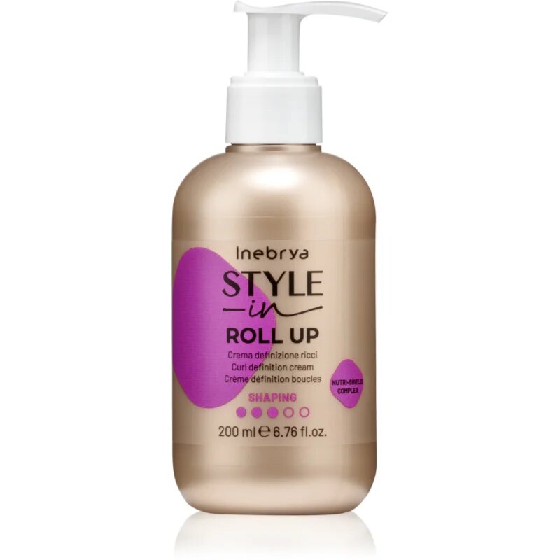 Inebrya Style-In Roll Up krema za obliko kudrn 200 ml
