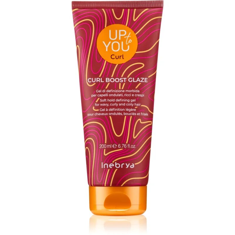 Inebrya Up To You Curl Boost Glaze gel za obliko vln a kudrn 200 ml