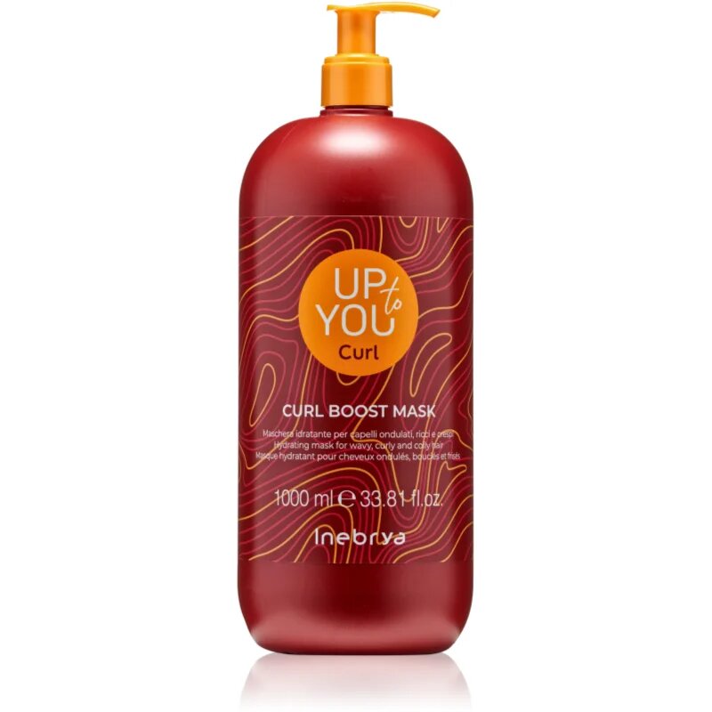 Inebrya Up To You Curl Boost Mask vlažilna maska za valovite in kodraste lase 1000 ml