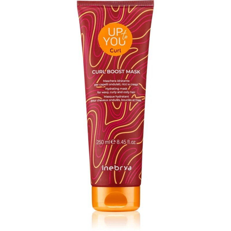 Inebrya Up To You Curl Boost Mask vlažilna maska za valovite in kodraste lase 250 ml