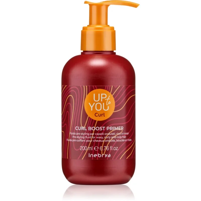 Inebrya Up To You Curl Boost Primer stiling krema za valovite in kodraste lase 200 ml