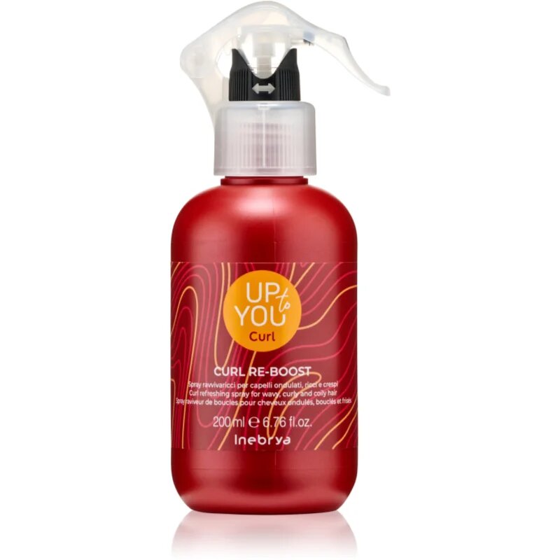 Inebrya Up To You Curl Re-Boost Spray osvežilno pršilo za valovite in kodraste lase 200 ml
