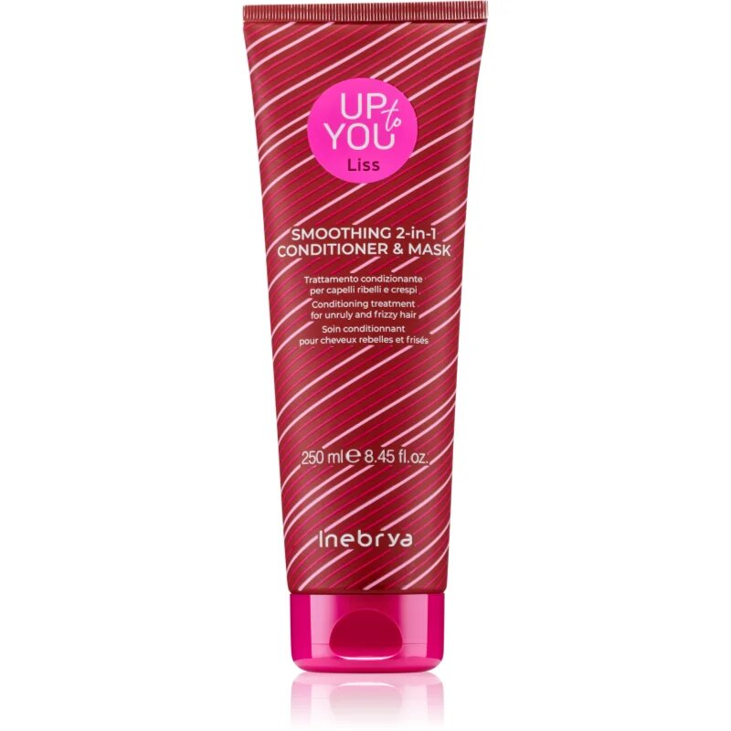 Inebrya Up To You Liss Smoothing 2-in-1 Mask & Conditioner gladilna nega za lase 2v1 250 ml