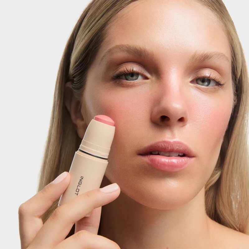 Inglot Cream Stick Blush kremasto rdečilo v paličici odtenek Delicate Coral 210 6.2 g