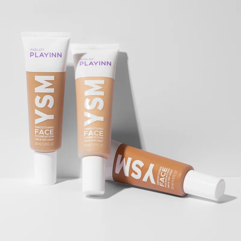 Inglot PlayInn YSM gladilni make-up za mastno in mešano kožo odtenek 39 30 ml