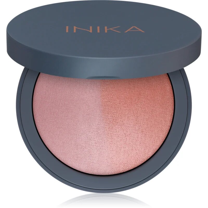 Inika Organic Blush Duo duo rdečilo odtenek Burnt Peach 65 g