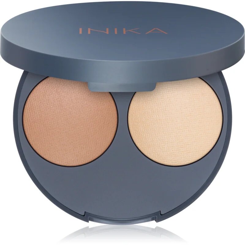 Inika Organic Contour Duo puder za konture odtenek Almond 5 g
