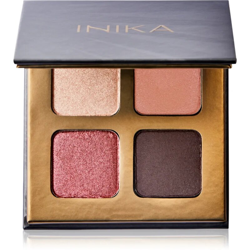 Inika Organic Eyeshadow Palette Flowers paleta senčil za oči 5 g
