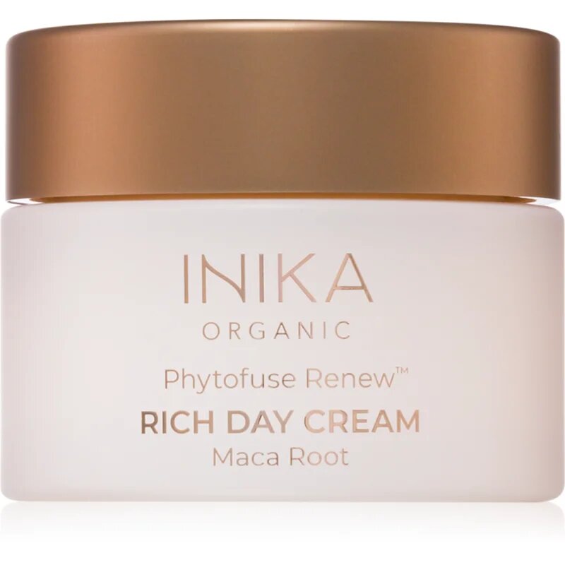 Inika Organic Phytofuse Renew Rich Day Cream bogata dnevna krema 50 ml