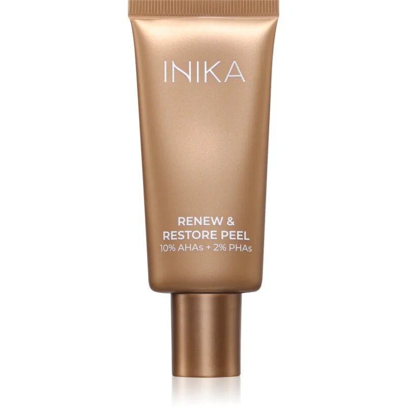 Inika Organic Renew + Restore Peel posvetlitvena piling maska z AHA 30 ml