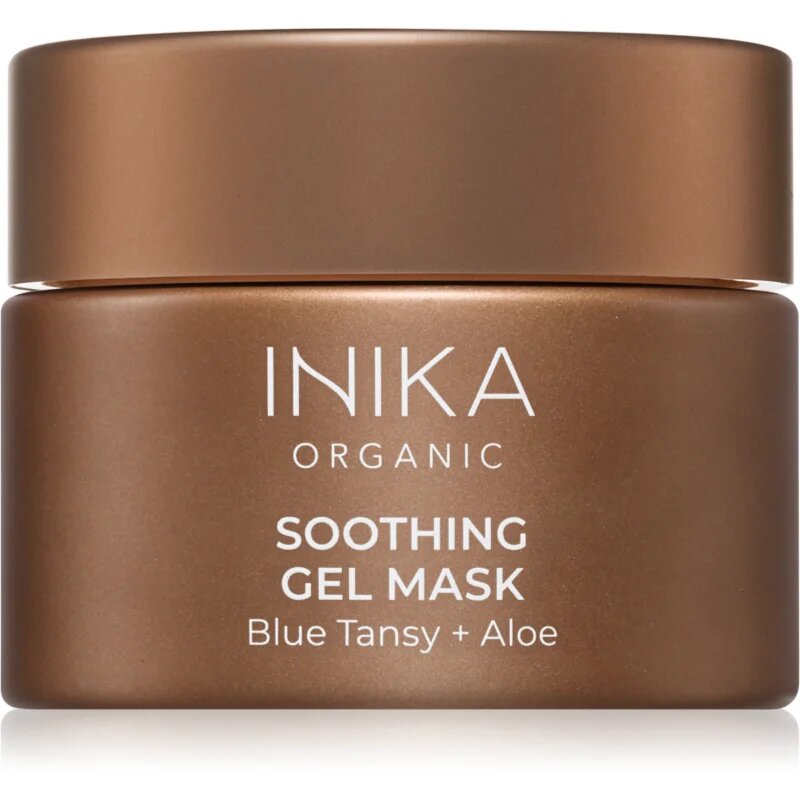 Inika Organic Soothing Gel Mask pomirjajoča gelasta maska za regeneracijo obraza 50 ml