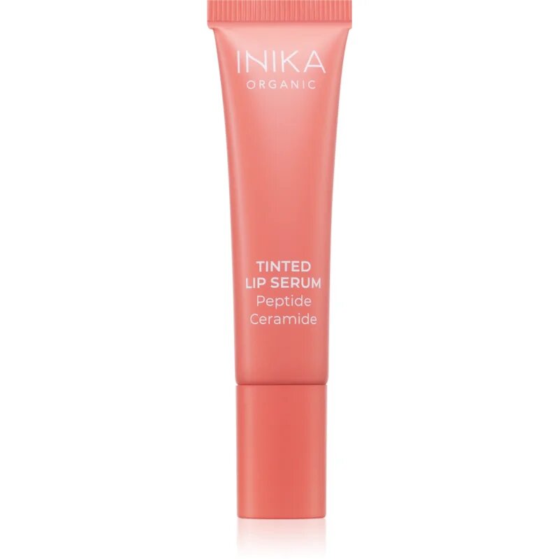 Inika Organic Tinted Lip Serum Peptide + Ceramide tonirani serum za ustnice odtenek Blush 10 ml