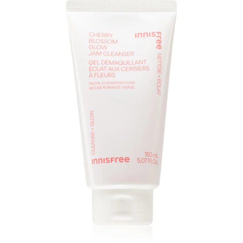 innisfree Cherry Blossom Glow Jam Cleanser vlažilni čistilni gel za osvetlitev kože 150 ml