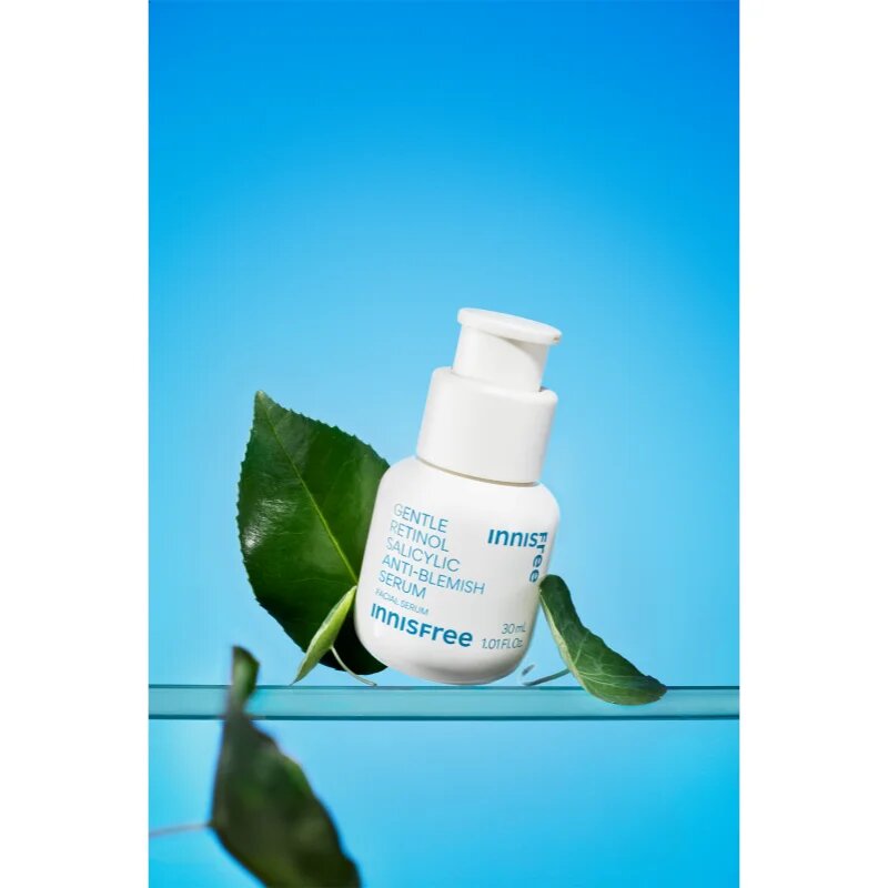 innisfree Gentle Retinol Salicylic Anti-Blemish Serum pomirjajoči serum za obraz proti nepravilnostim na aknasti koži 30 ml