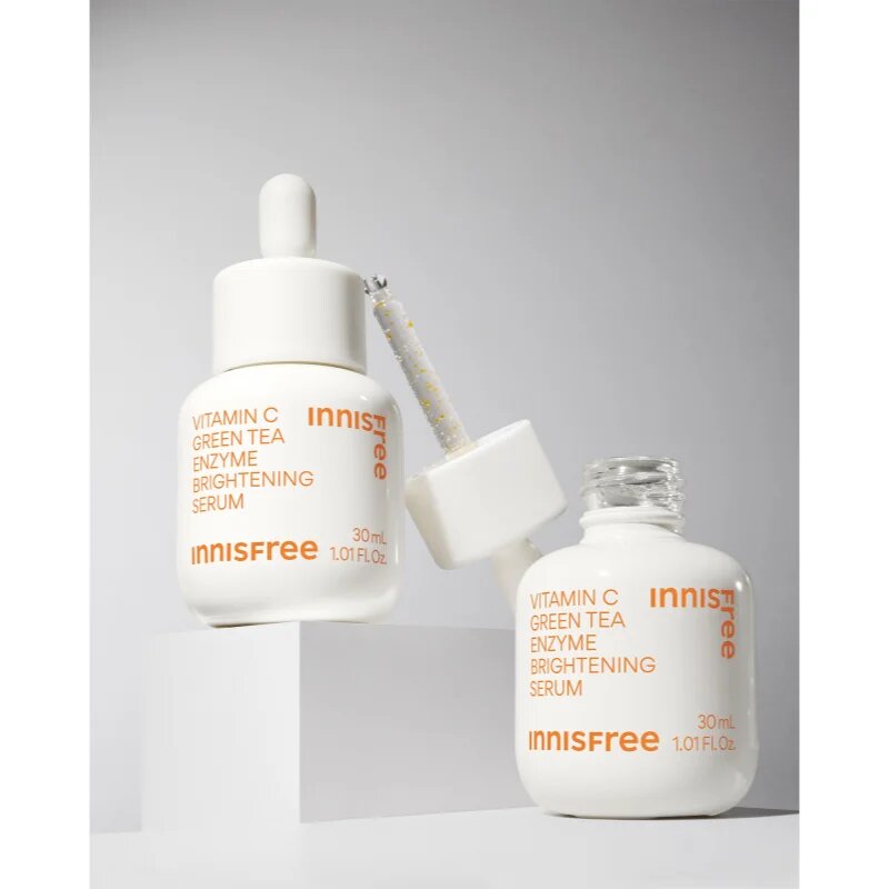 innisfree Green Tea Enzyme Vitamin C Brightening Serum posvetlitveni serum z vitaminom C za poenotenje tona kože 30 ml