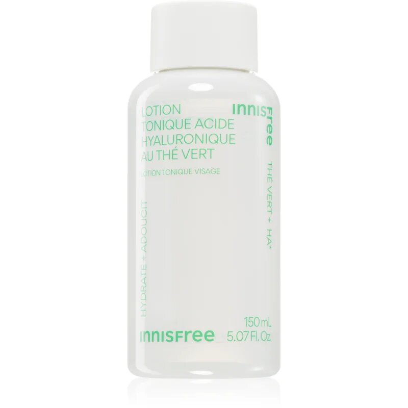 innisfree Green Tea Hyaluronic Toner vlažilni tonik za obraz za krepitev kožne pregrade 150 ml