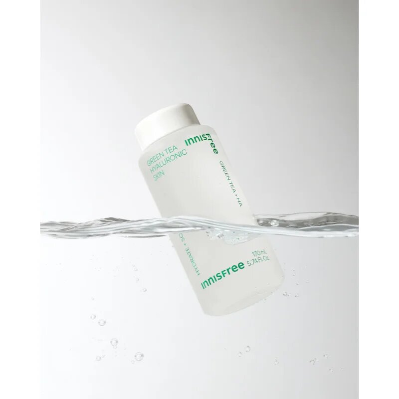 innisfree Green Tea Hyaluronic Toner vlažilni tonik za obraz za krepitev kožne pregrade 150 ml